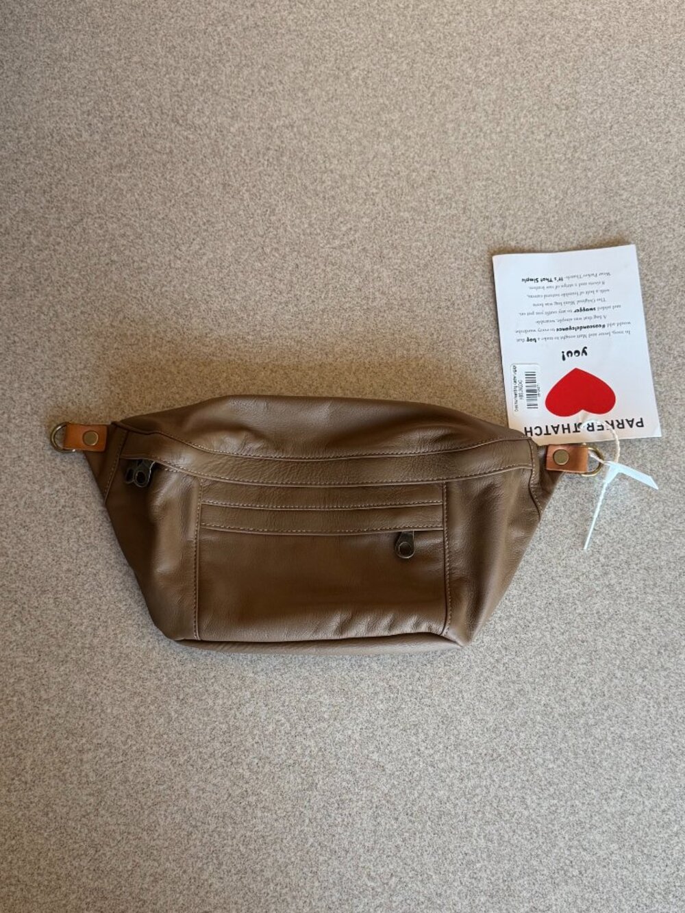 NWT Parker Thatch Cross Your Heart Sling - Luggage
